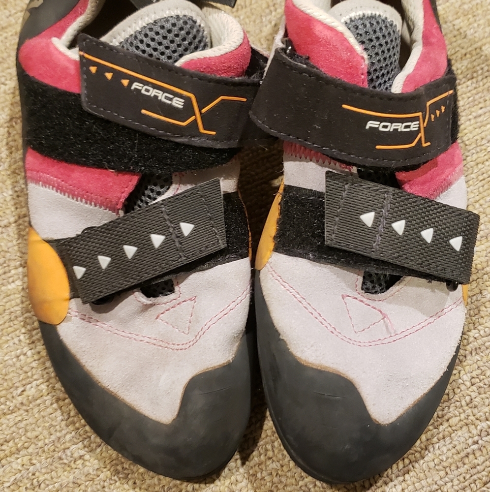 Rock climbing shoes